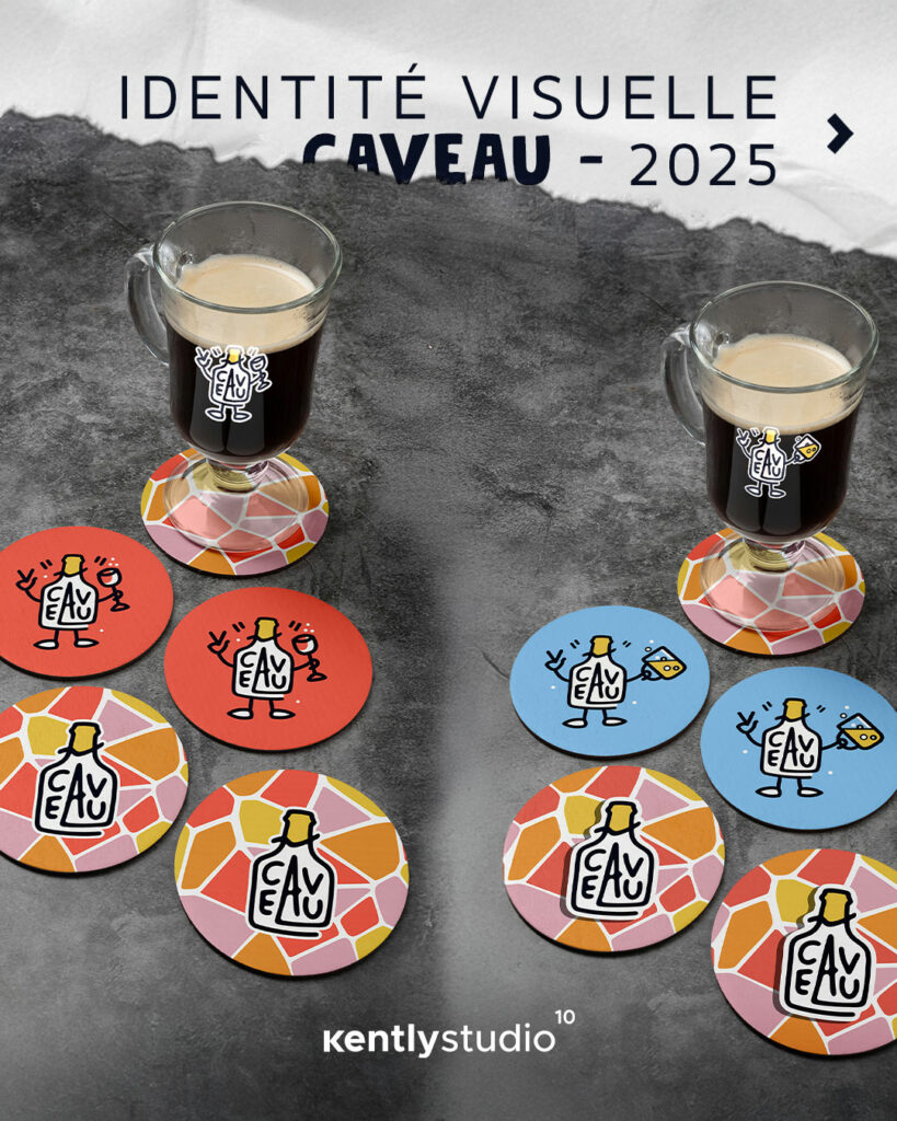Création de l'identité visuelle du Caveau à Lons le Saunier
